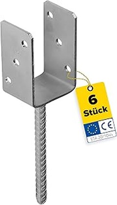 Comparativa de postes para empotrar: madera, metal y plástico