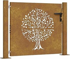 Descubre los estilos de puertas de jardín con cerradura para decorar tu exterior