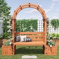 Cómo integrar celosías de jardín con macetero en el diseño exterior
