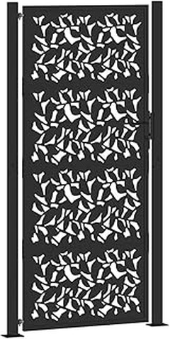 ¿Qué materiales elegir para puertas de jardín de una hoja?