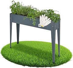 Ideas de decoración para terrazas con jardineras separadoras