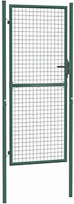 Las mejores puertas de jardín verdes para espacios reducidos