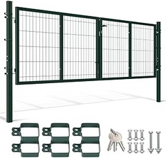 Explora las Mejores Opciones Personalizadas para Puertas de Jardín de Doble Hoja