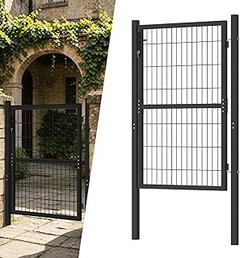 Experiencias y opiniones de usuarios sobre puertas de jardín galvanizadas