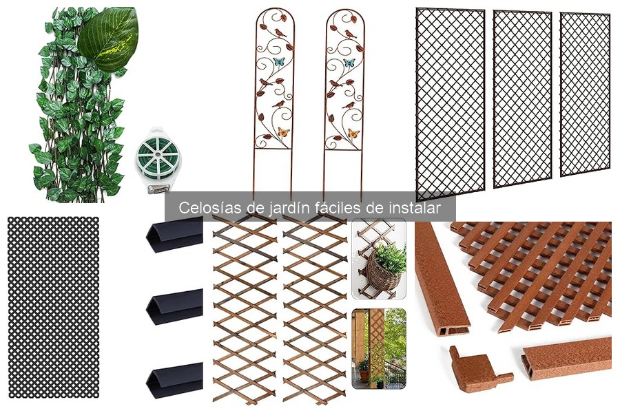 Alternativas a Celosías de Jardín: Opciones Fáciles de Instalar