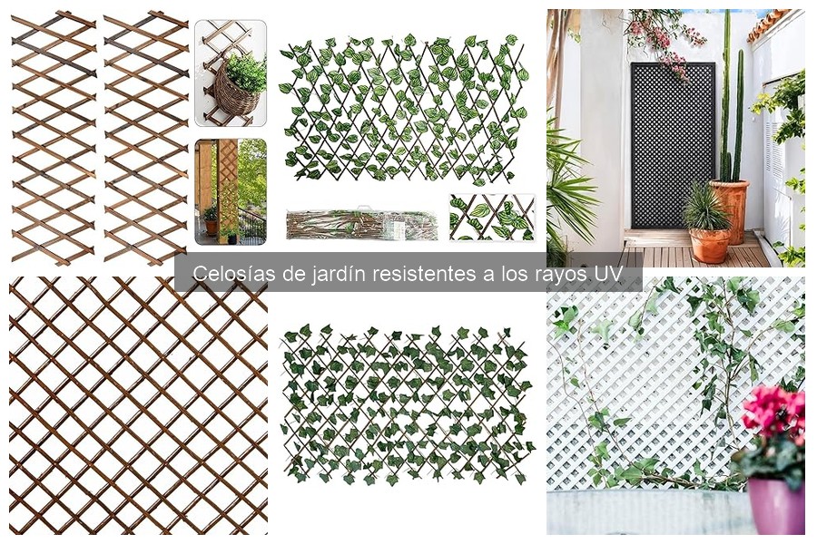 Alternativas a Celosías de Jardín Resistentes a Rayos UV