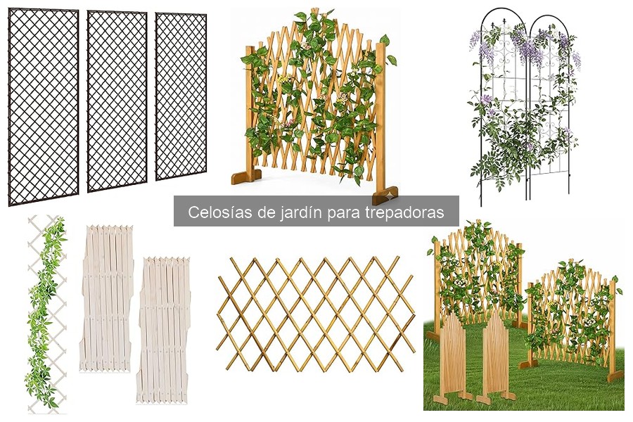 Alternativas a celosías para trepadoras: opciones efectivas