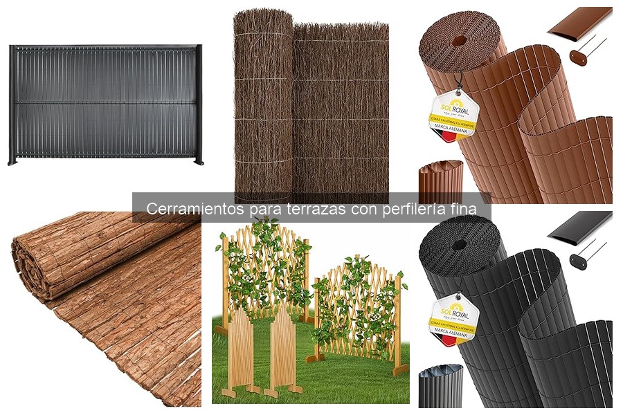 Alternativas a Cerramientos de Terraza con Perfilería Fina
