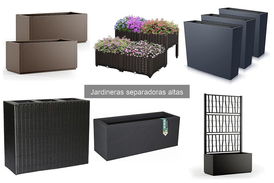 Alternativas a Jardineras Separadoras Altas en el Jardín