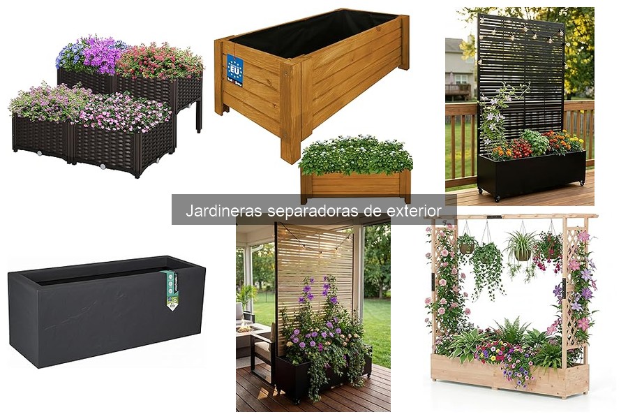 Alternativas a Jardineras Separadoras de Exterior