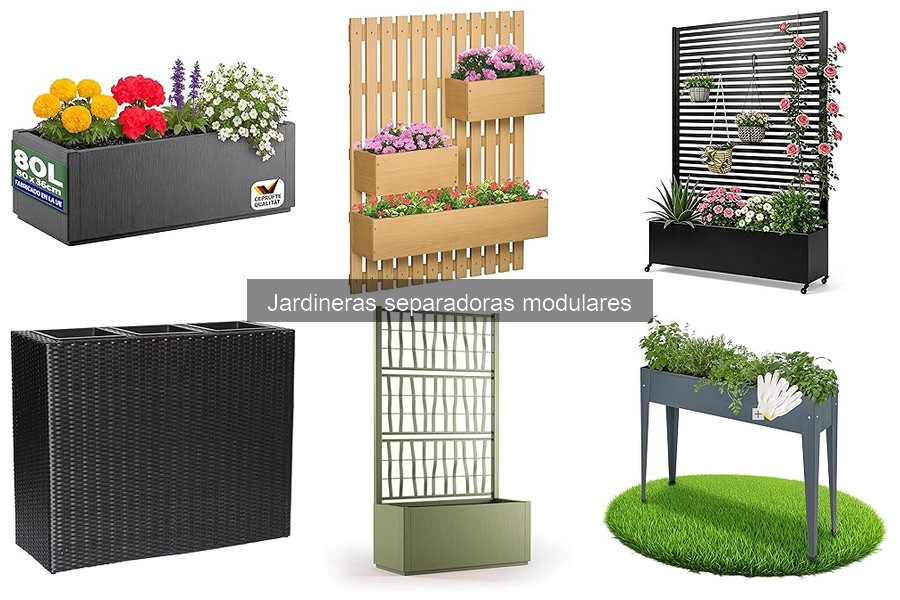 Alternativas a Jardineras Separadoras Modulares para Jardines