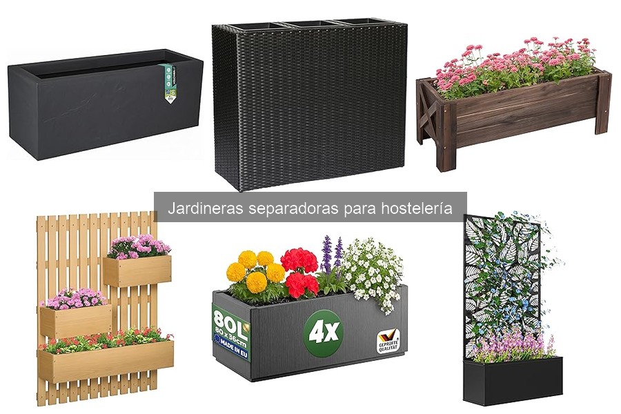 Alternativas a Jardineras Separadoras para Exteriores