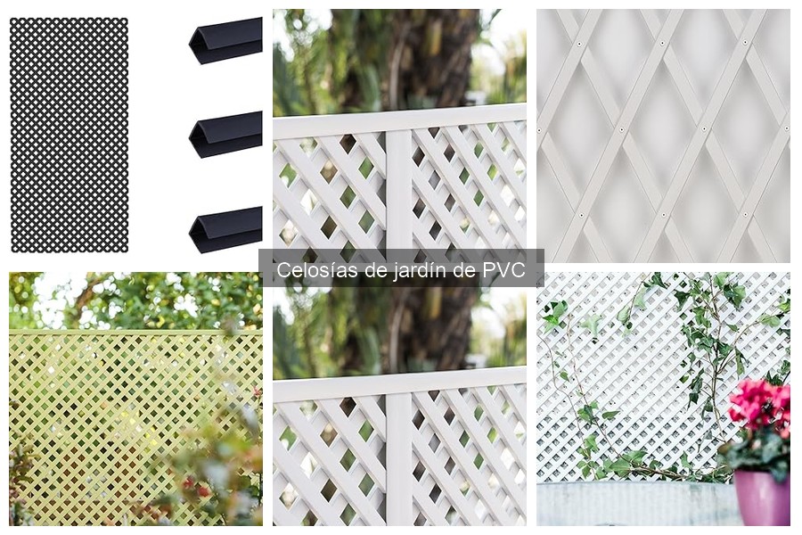 Alternativas a las celosías de jardín de PVC para decorar