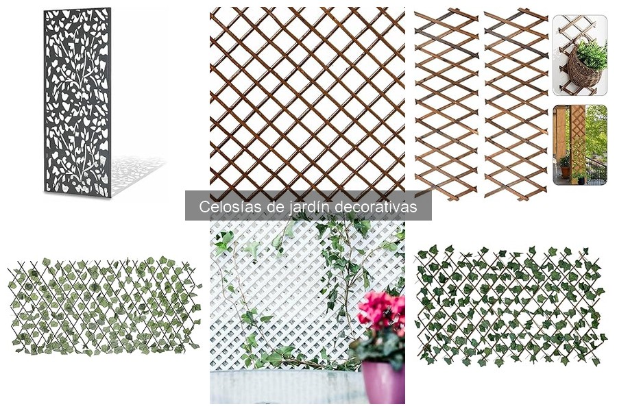 Alternativas a las Celosías de Jardín Decorativas