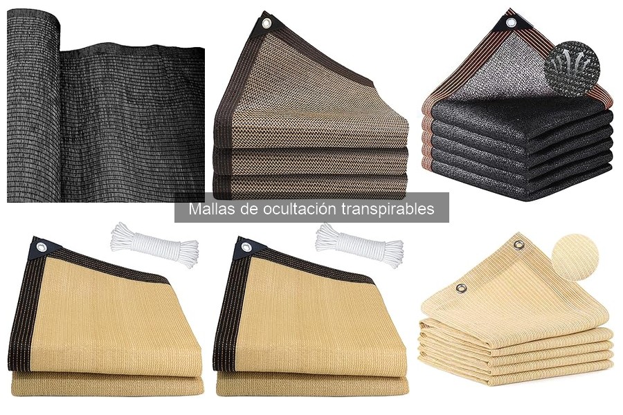 Alternativas a las mallas de ocultación transpirables