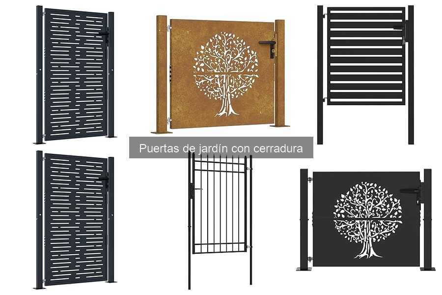 Alternativas a las puertas de jardín con cerradura
