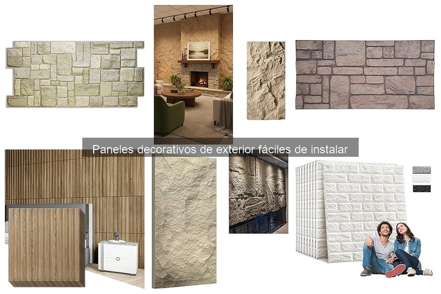 Alternativas a los paneles decorativos de exterior