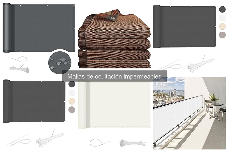 Alternativas a Mallas de Ocultación Impermeables para Exterior