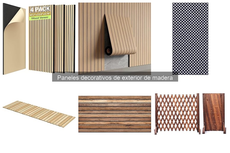 Alternativas a paneles de madera: opciones innovadoras