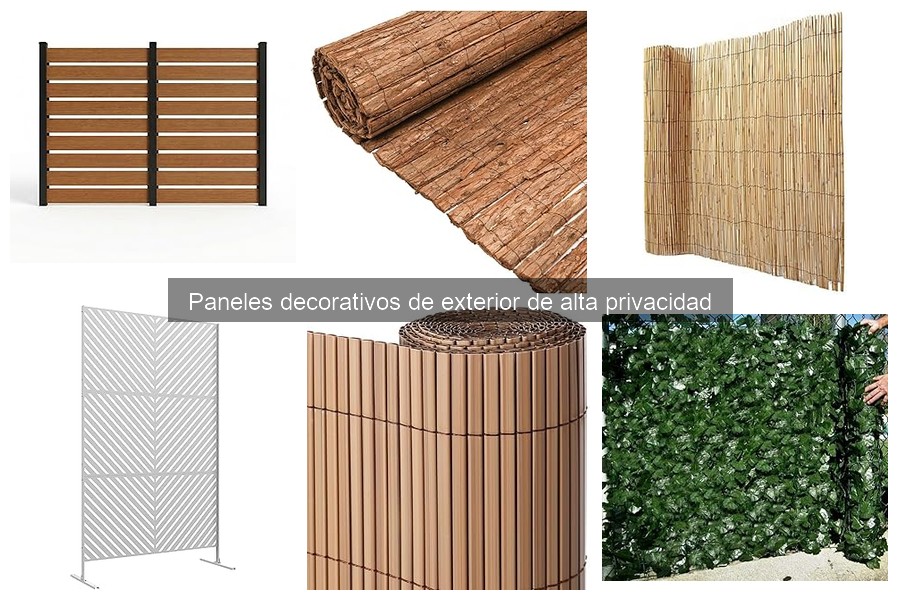 Alternativas a paneles decorativos de alta privacidad