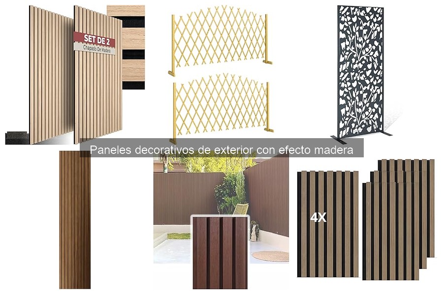 Alternativas a Paneles Decorativos de Efecto Madera