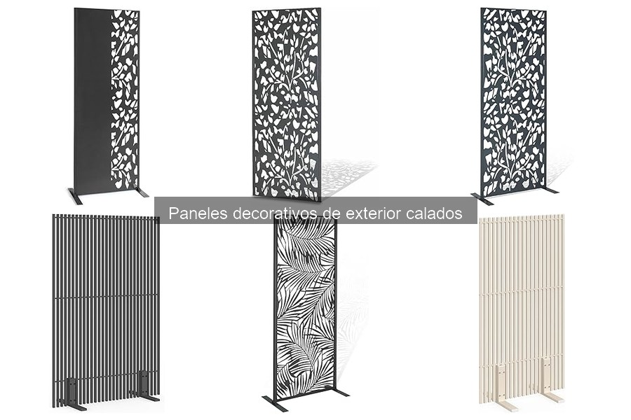 Alternativas a paneles decorativos de exterior calados