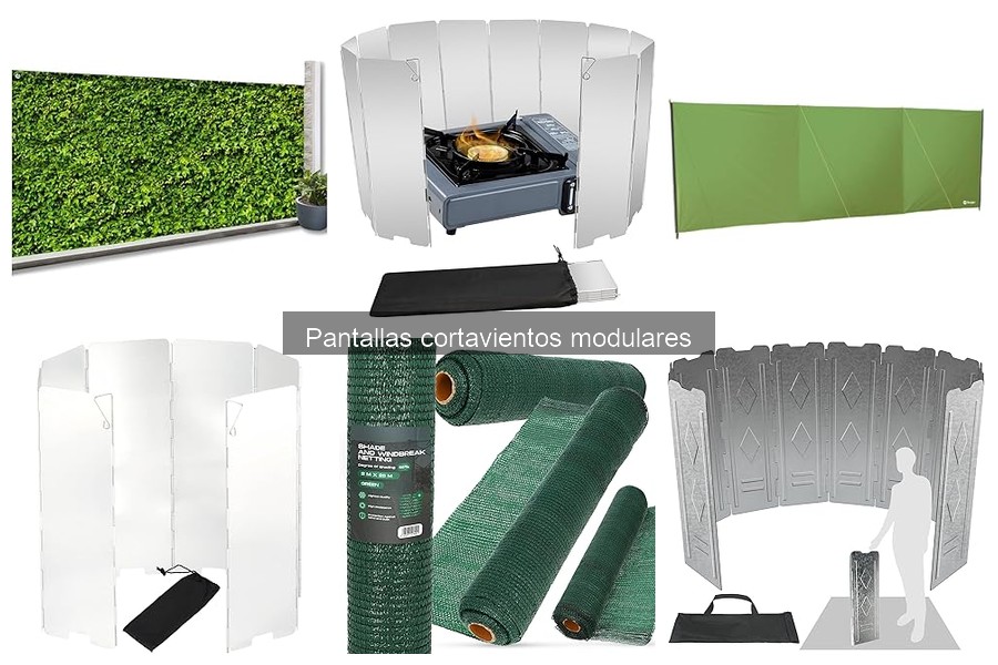 Alternativas a pantallas cortavientos modulares para exteriores