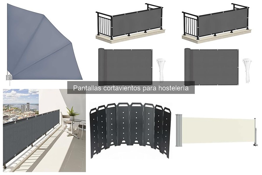 Alternativas a pantallas cortavientos para exteriores