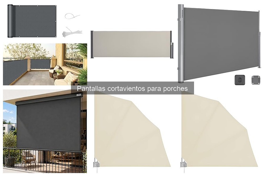 Alternativas a Pantallas Cortavientos para Porches