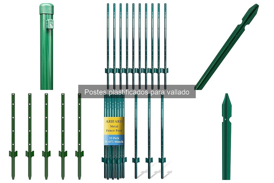 Alternativas a postes plastificados para vallado