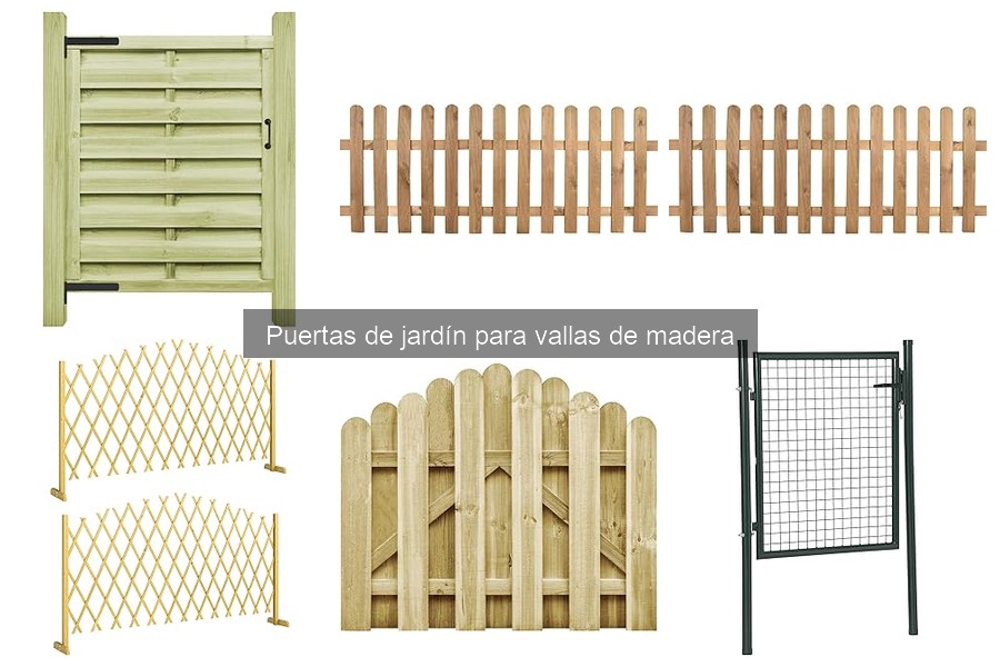 Alternativas a puertas de jardín de madera: opciones seguras