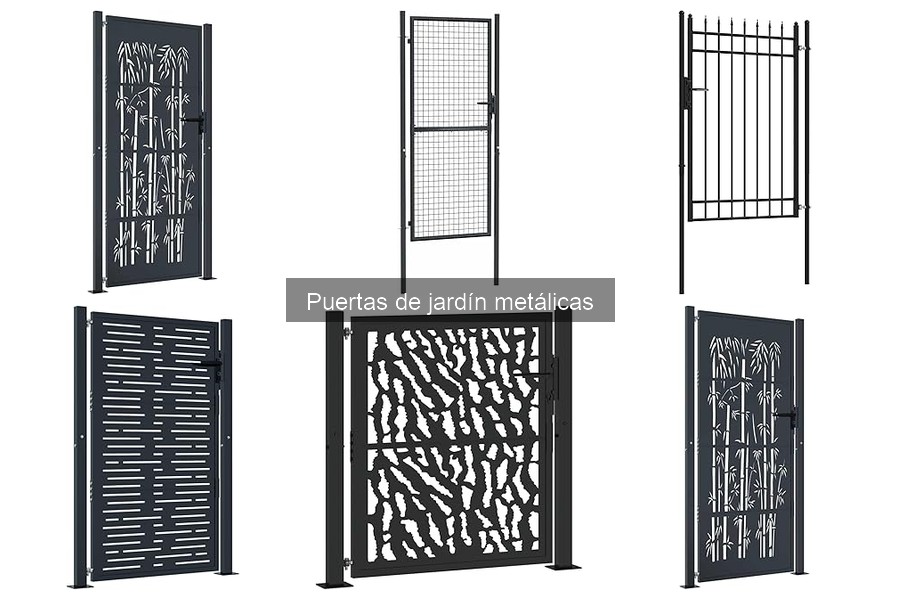 Alternativas a Puertas de Jardín Metálicas: Opciones y Estilos