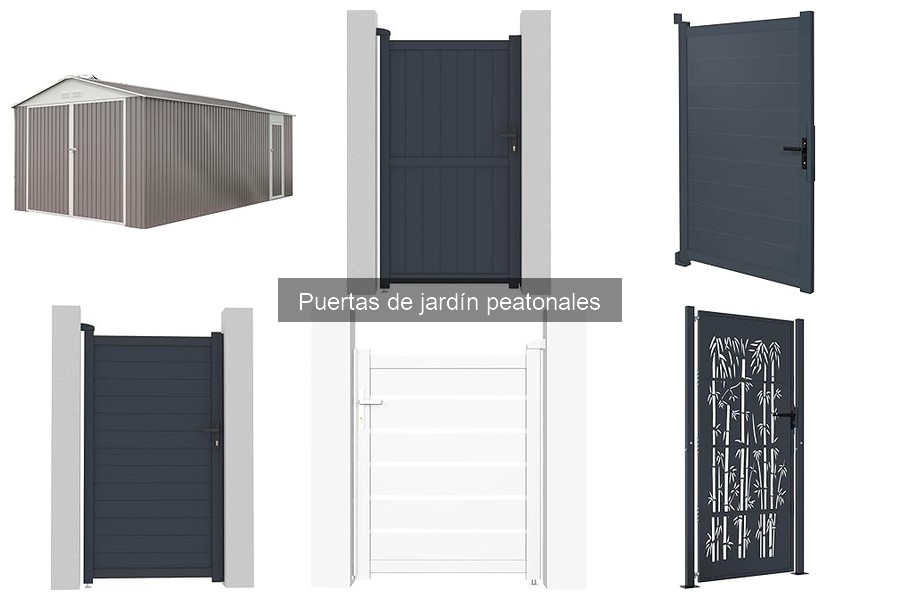 Alternativas a Puertas de Jardín Peatonales para el Exterior