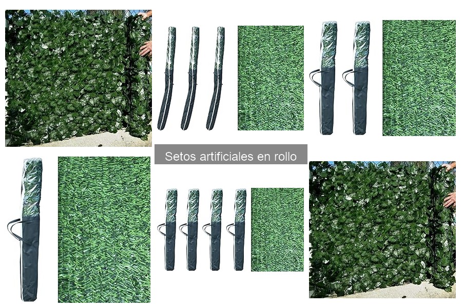 Alternativas a setos artificiales en rollo para tu jardín