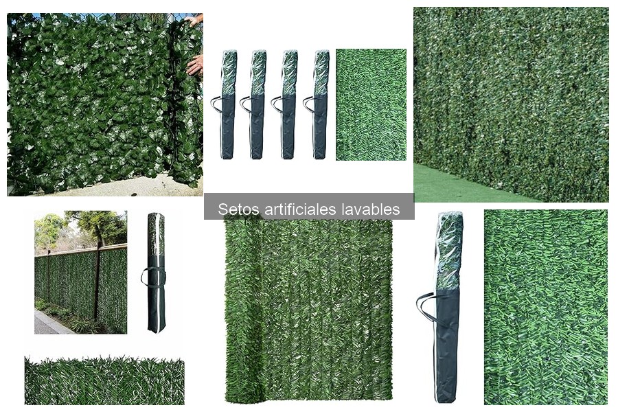 Alternativas a Setos Artificiales Lavables para Exteriores