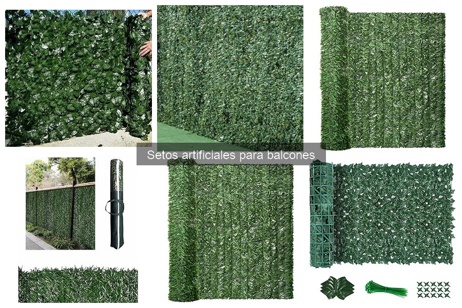 Alternativas a setos artificiales para balcones: opciones efectivas