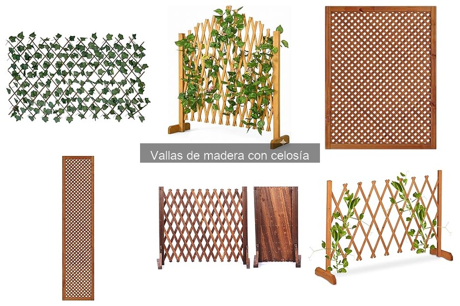 Alternativas a Vallas de Madera con Celosía para Jardín