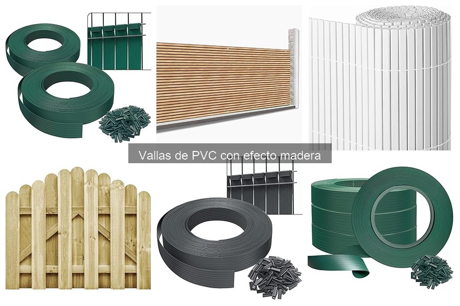 Alternativas a Vallas de PVC con Efecto Madera