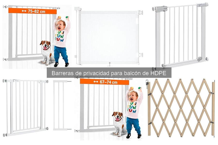 Barreras de privacidad para balcón de HDPE: características y beneficios
