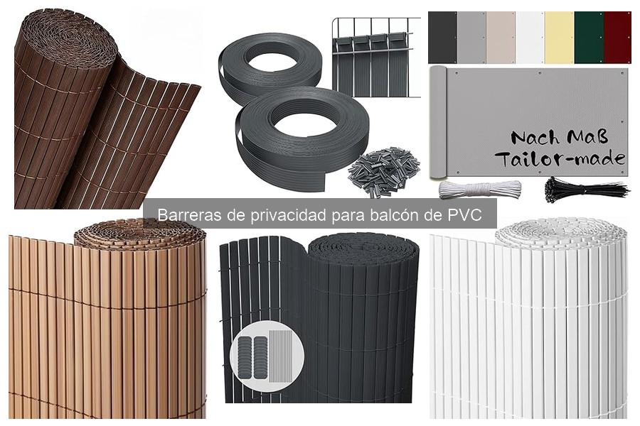 Barreras de privacidad para balcón de PVC: ¿Qué son y características?