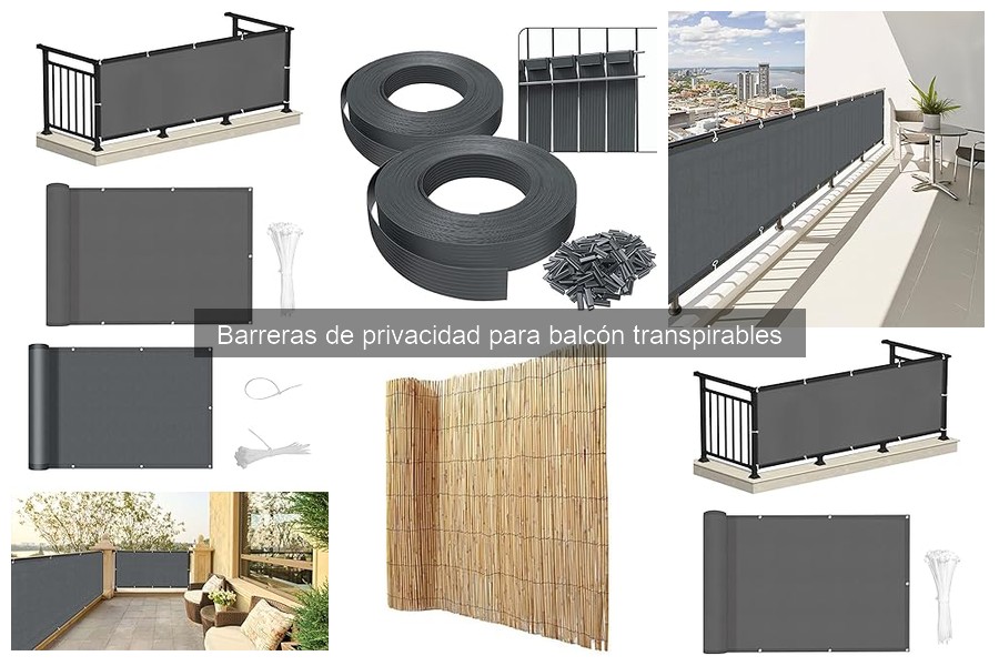 Barreras de privacidad transpirables para balcón: ¿Qué son?