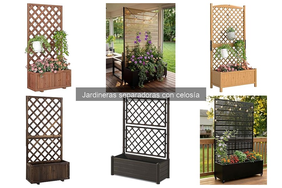 Beneficios de Jardineras Separadoras con Celosía en Jardines