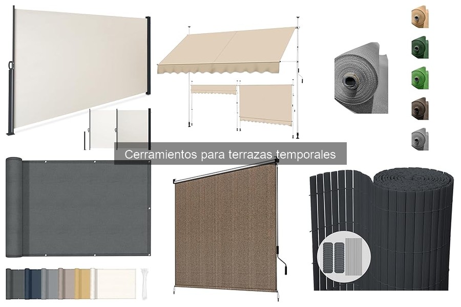 Cerramientos para Terrazas Temporales: Características y Tipos