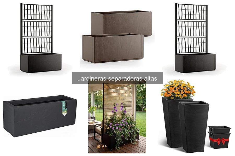 Cómo elegir jardineras separadoras altas para tu espacio
