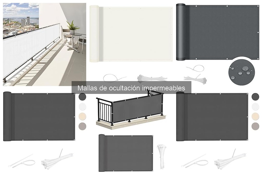 Cómo elegir la malla de ocultación impermeable ideal