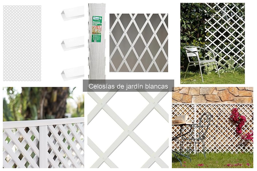 Cómo elegir la mejor celosía de jardín blanca
