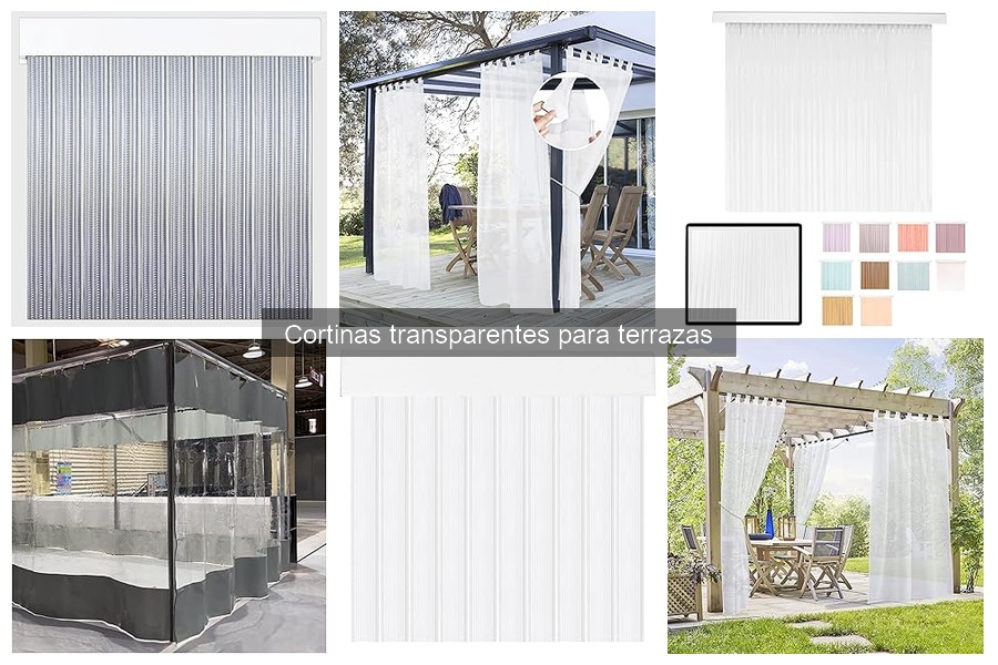 Cómo elegir las mejores cortinas transparentes para tu terraza