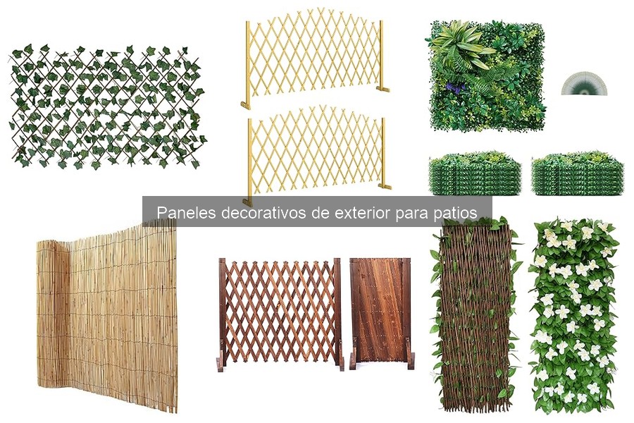 Cómo elegir paneles decorativos para patios: guía de compra