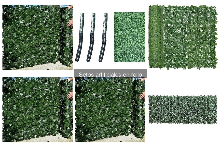 Cómo elegir setos artificiales en rollo para tu jardín