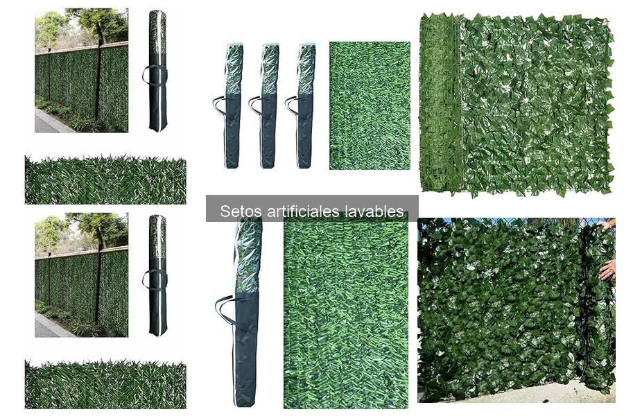 Cómo elegir setos artificiales lavables para exteriores